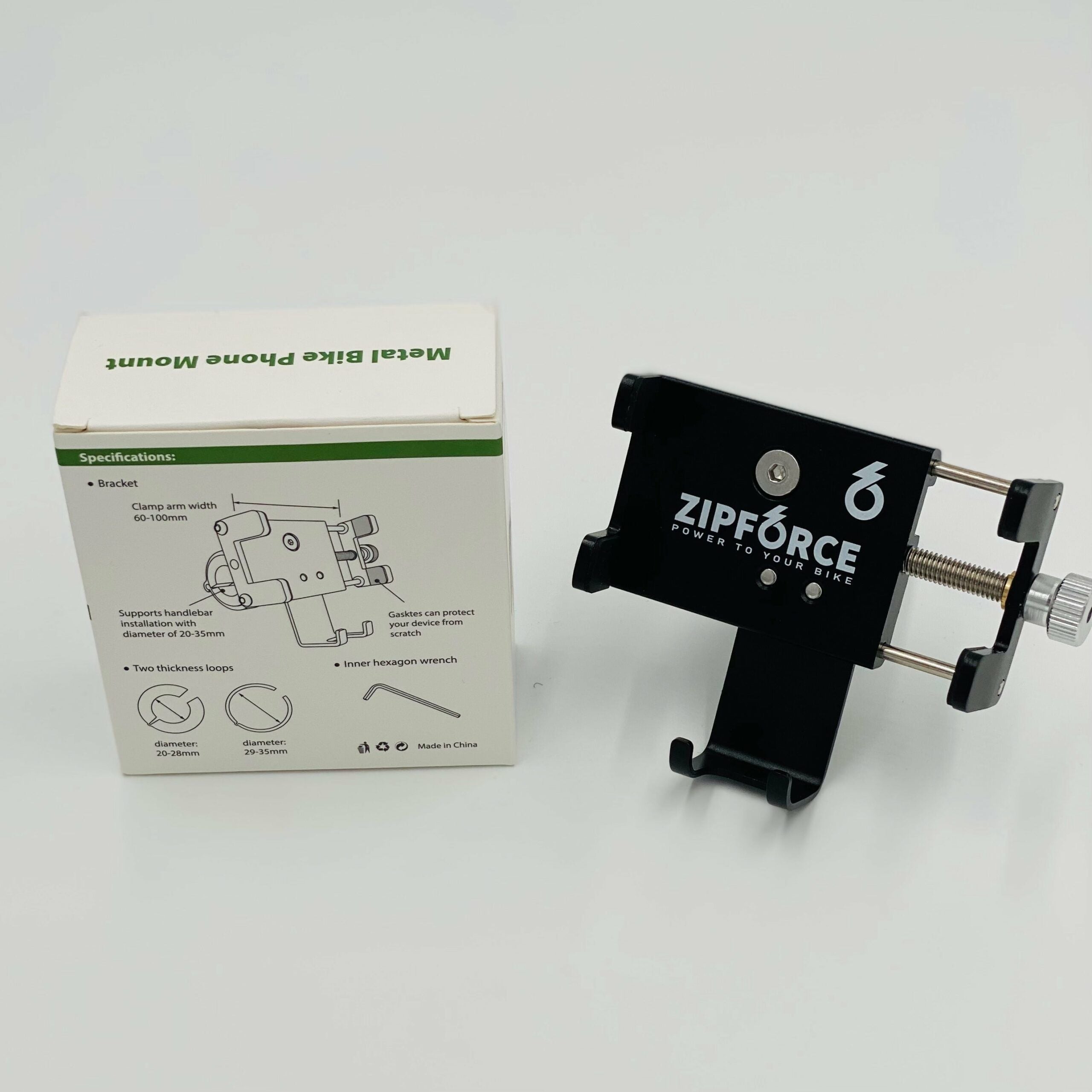Metal Zipforce Phone Holder