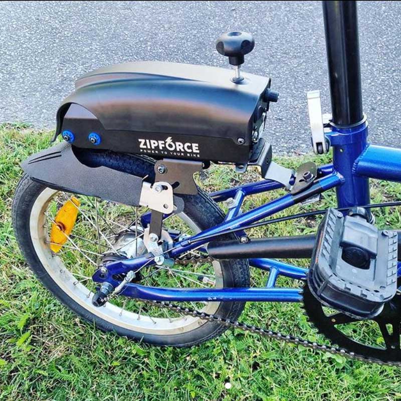 Citybike met Zipforce Distance op het achterwiel
